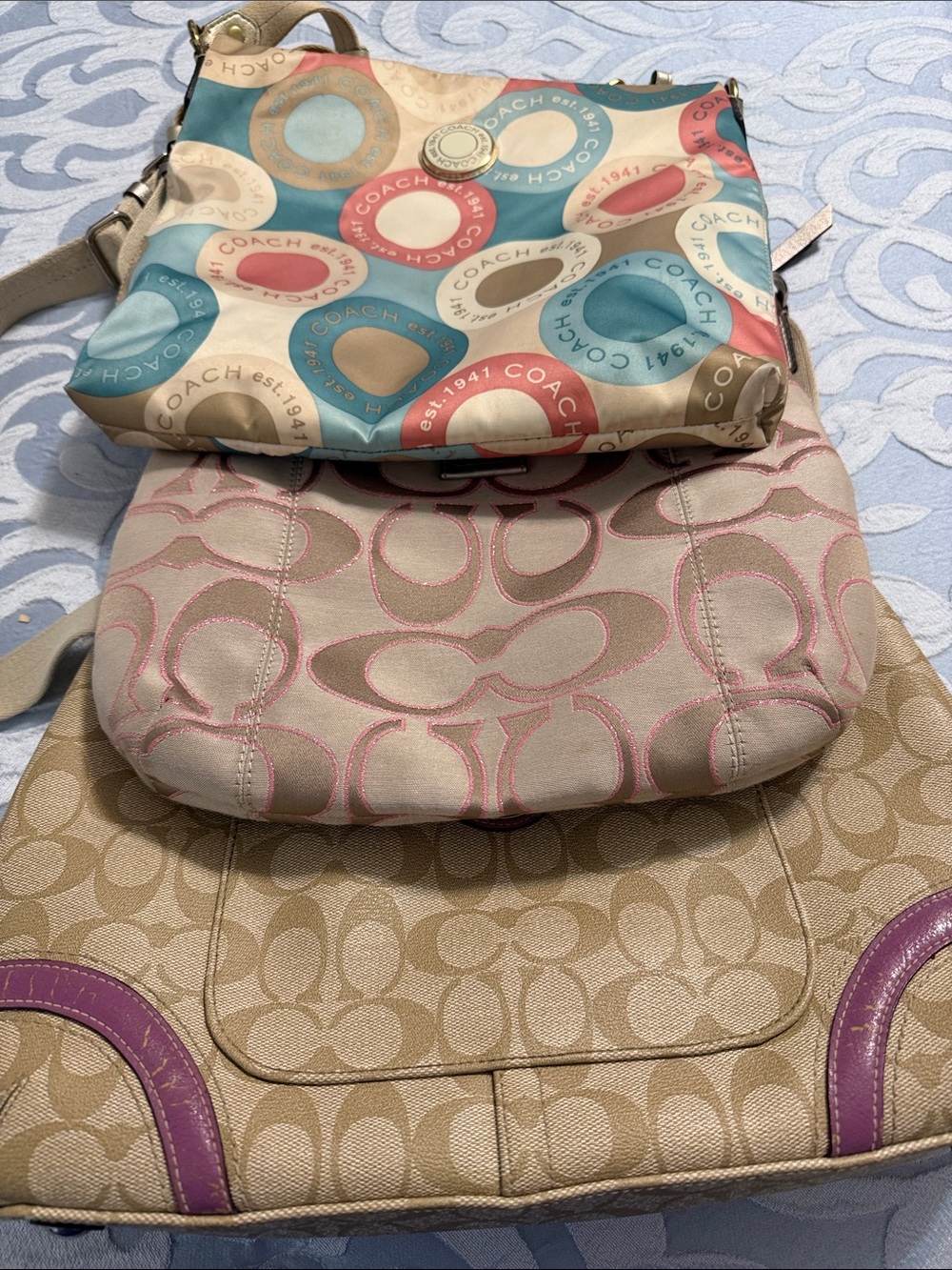 Coach project bundle 3 bags Preloved good to fair condition reseller opportunity